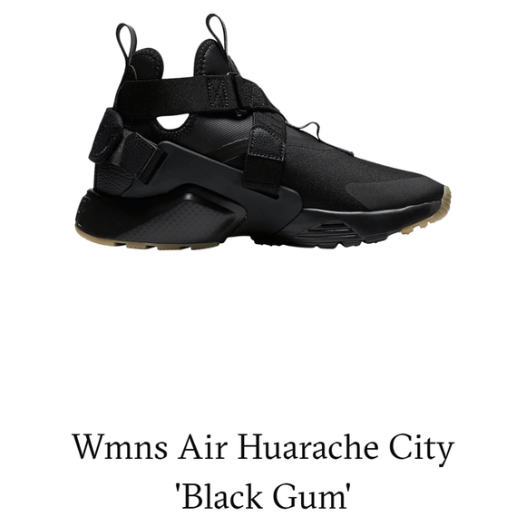 huarache city black gum